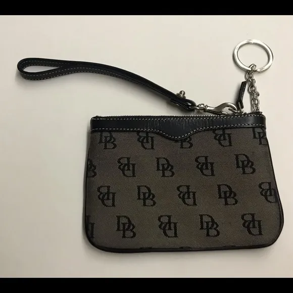 New Dooney &amp; Bourke Wristlet or Clutch with Keychain