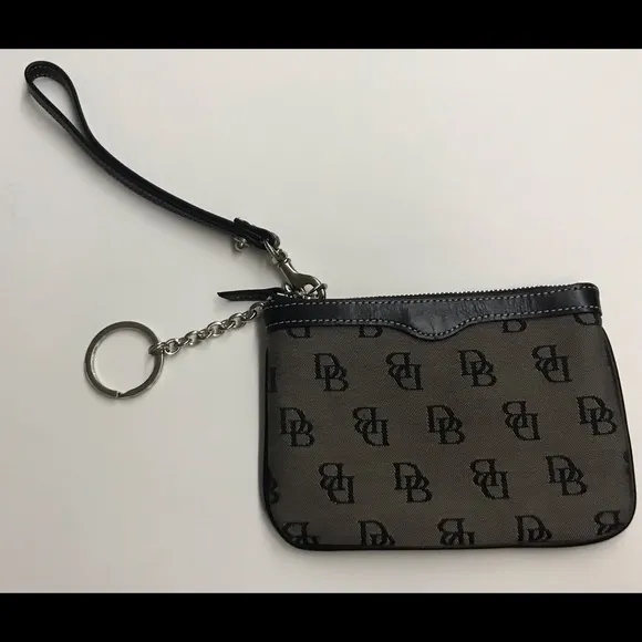 New Dooney &amp; Bourke Wristlet or Clutch with Keychain