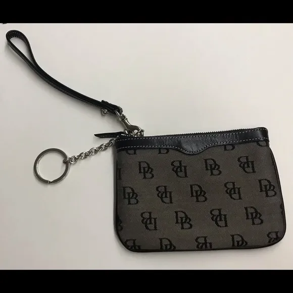 New Dooney &amp; Bourke Wristlet or Clutch with Keychain
