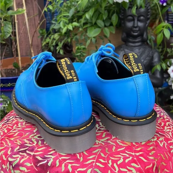 New Dr. Martens 1461 Blue Ice Translucent Sole Oxfords