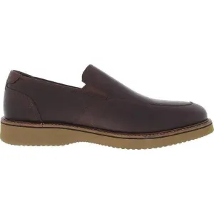 NEW DUNHAM men's clyde slip-on shoes - x-wide in saddle brown