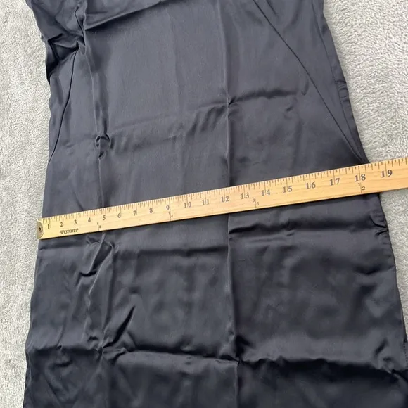 NEW Ettitude S 100% Bamboo Lyocell Black Slip Dress Nightie, Nightgown