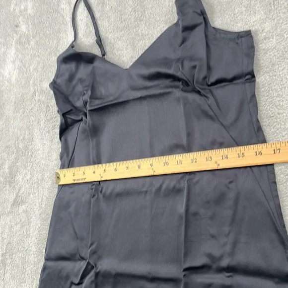 NEW Ettitude S 100% Bamboo Lyocell Black Slip Dress Nightie, Nightgown