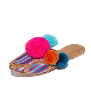 New Figue Diamond Ikat Iris Slides
