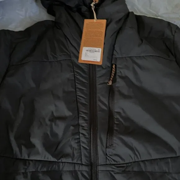 NEW Fjallraven Mens Keb Padded Insulated Hoodie Full Zip Jacket NWT Black L