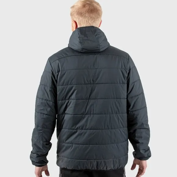 NEW Fjallraven Mens Keb Padded Insulated Hoodie Full Zip Jacket NWT Black L