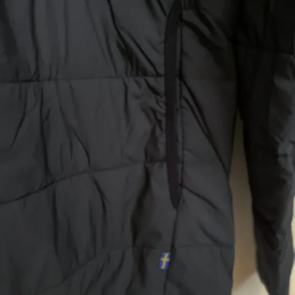 NEW Fjallraven Mens Keb Padded Insulated Hoodie Full Zip Jacket NWT Black L