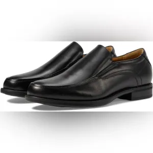New Florsheim Midtown Moc Toe Slip-On Shoe in Black Size 10.5 3E  (A‎ 0250)
