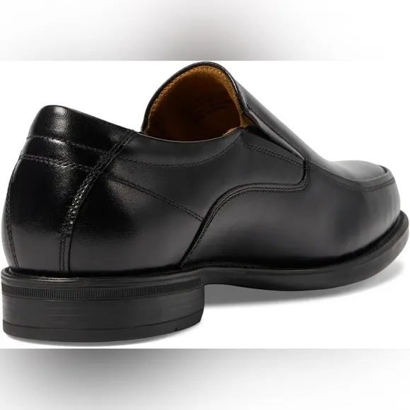 New Florsheim Midtown Moc Toe Slip-On Shoe in Black Size 10.5 3E  (A‎ 0250)