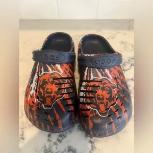 New FOCO Chicago Bears NFL Tie Dye Clog Slide Small 7-8