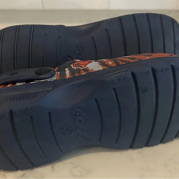 New FOCO Chicago Bears NFL Tie Dye Clog Slide Small 7-8