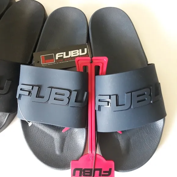 (New) Fubu Slides (2 pairs)