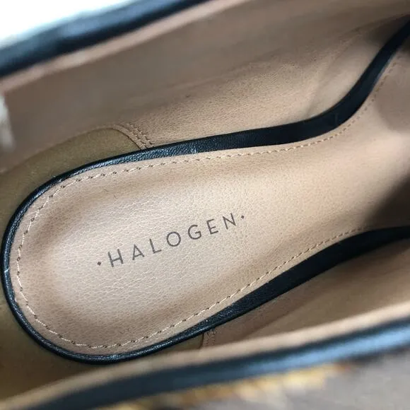 NEW Halogen Harowen Leopard Print Heels