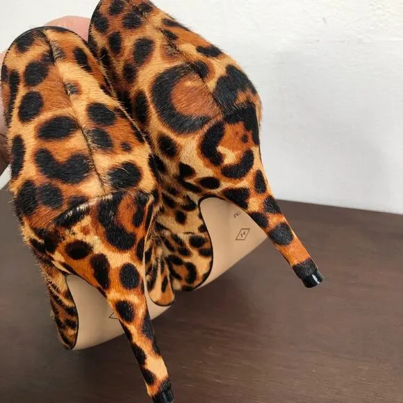NEW Halogen Harowen Leopard Print Heels