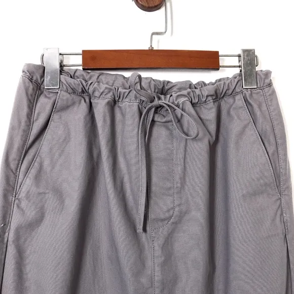 NEW Helsa Workwear Drawcord Maxi Skirt - Dark Grey