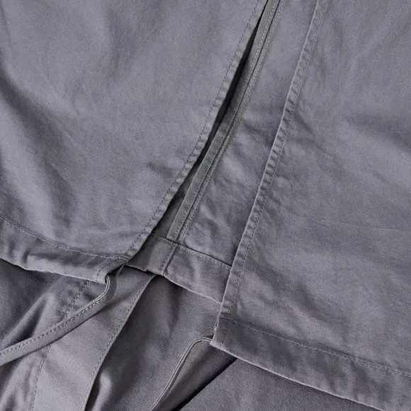 NEW Helsa Workwear Drawcord Maxi Skirt - Dark Grey