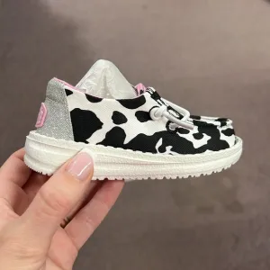NEW Hey Dude Wendy Toddler Cowgirl Sparkle in Black/White