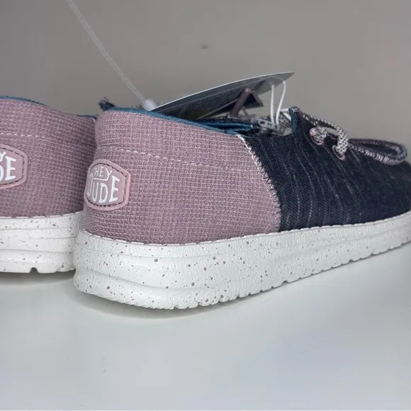 NEW Hey Dude Wendy Youth Jersey Slip On Shoes YT3