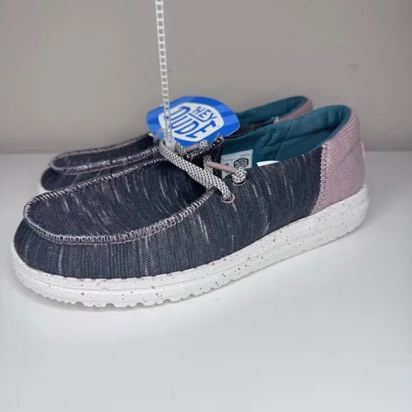 NEW Hey Dude Wendy Youth Jersey Slip On Shoes YT3
