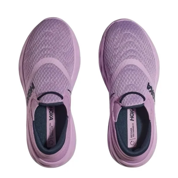 NEW HOKA Women's Ora Recovery Shoe 2 in Violet Bloom/Outerspace, Size 9