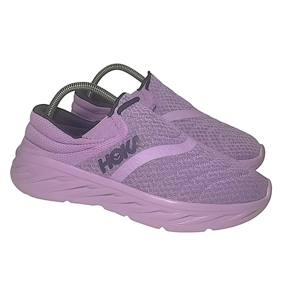NEW HOKA Women's Ora Recovery Shoe 2 in Violet Bloom/Outerspace, Size 9