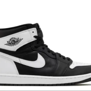 NEW- in BOX- Air Jordan 1 Retro High OG Black and White Men's Sneakers