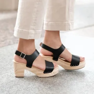 NEW IN BOX Nisolo All-Day Open Toe Clog in Black, Size 8