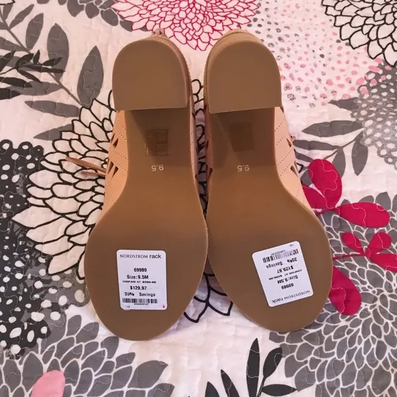 NEW Jeffrey Campbell Cordillo Sandal 9.5 Ankle Tie Heels