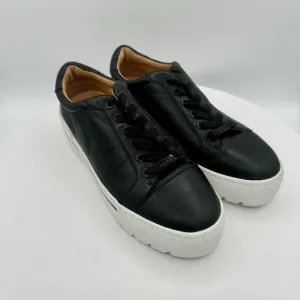 NEW J/SLIDES EVE Leather Women Sneakers  Size 7  Color Black  MSRP $159
