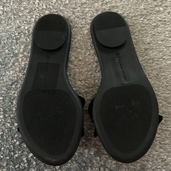 NEW Loeffler Randal Birdie Slides in Black Suede