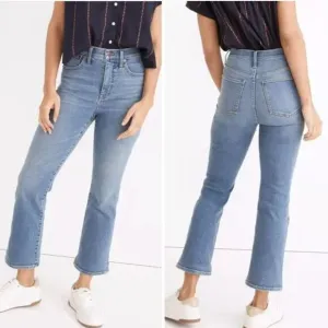 NEW‎ Madewell Cali Demi-Boot Jeans in Dorrance Wash, 25