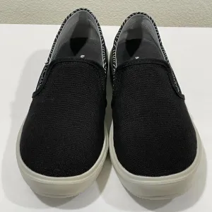 (NEW) MERRELL &quot;Around Town Black&quot; Slip On Canvas Sneaker, Black - 7