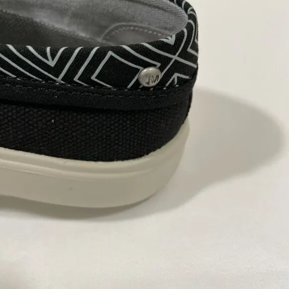 (NEW) MERRELL &quot;Around Town Black&quot; Slip On Canvas Sneaker, Black - 7