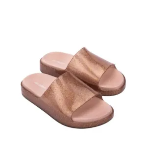 NEW MINI MELISSA kids' mini cloud slide in blush glitter