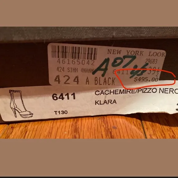 New Nando Muzi Suede Lace Heels Open Toe Boots, 9