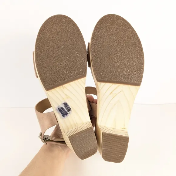 NEW Nisolo All Day Open Toe Leather Clogs In Desert Rose Pink Size 8