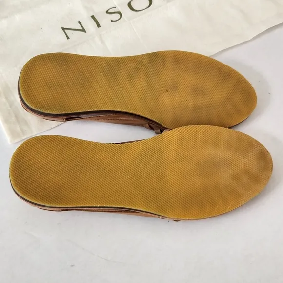 NEW! || NISOLO || Huarache, almond color, sandal, sz 6, leather