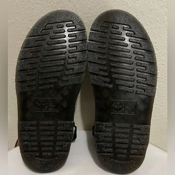 NEW RARE Dr Martens Zebra Mules Fisherman Clogs Mary Jane sz 6