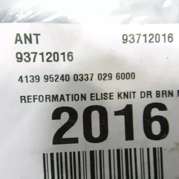 NEW REFORMATION Womens Elise Jersey Knit Slip Dress Tana Print Black/Brown Sz M