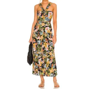 NEW SAYLOR starlee maxi dress in multi