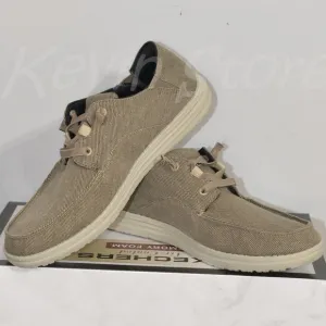 New! Skechers Men's  Melson slip-on Memory Foam Casual Shoe Brown