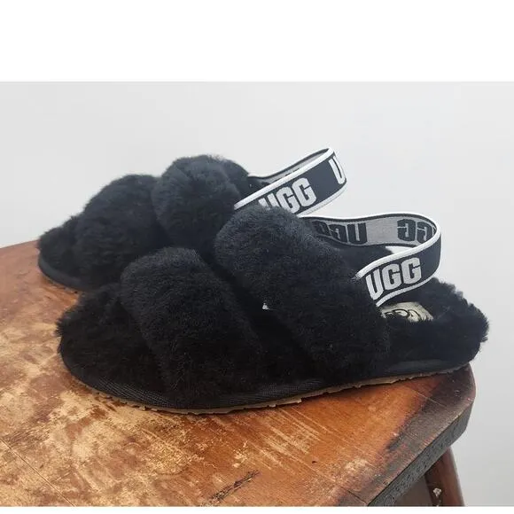 New Toddler Ugg Oh‎ Yeah Slip On Slides Size 10