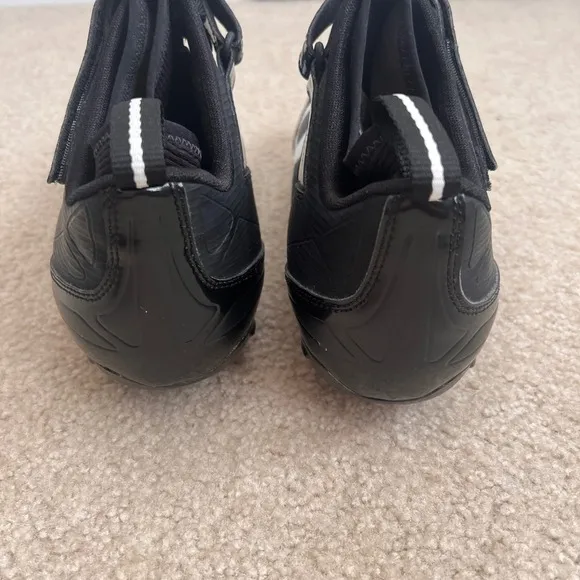 NEW! Under Armour Football Cleats Black Mid Ankle Strap Mens Size 13