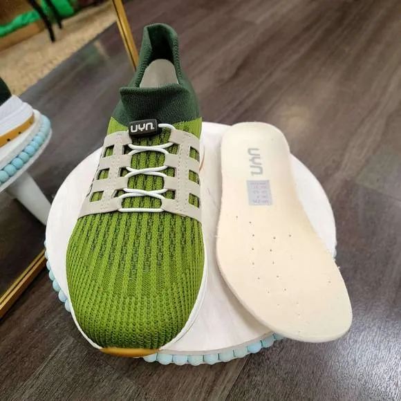NEW UYN women nature tune slip on sneakers in mustard