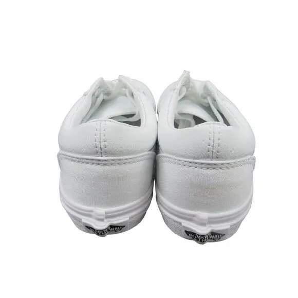 NEW Vans Kids US Size 2.0 White Old Skool Shoes Sneakers