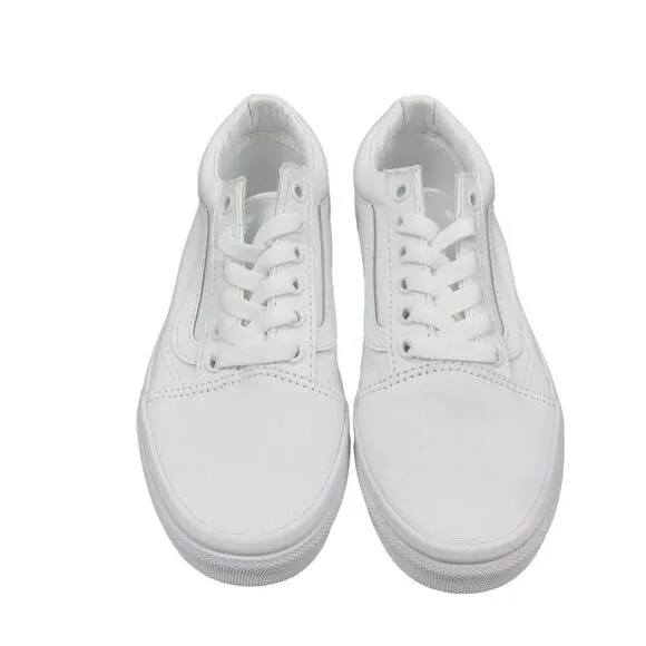 NEW Vans Kids US Size 2.0 White Old Skool Shoes Sneakers