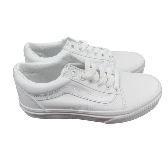 NEW Vans Kids US Size 2.0 White Old Skool Shoes Sneakers