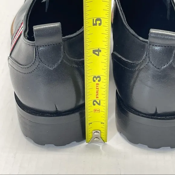 NEW Vintage Foundry Leather Oxfords Shoes Lace Up Black Sz 10