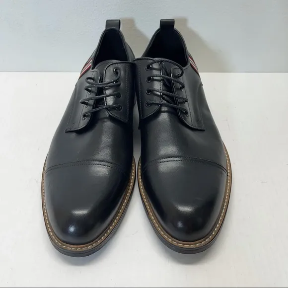 NEW Vintage Foundry Leather Oxfords Shoes Lace Up Black Sz 10