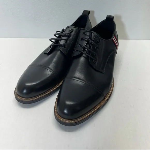 NEW Vintage Foundry Leather Oxfords Shoes Lace Up Black Sz 10